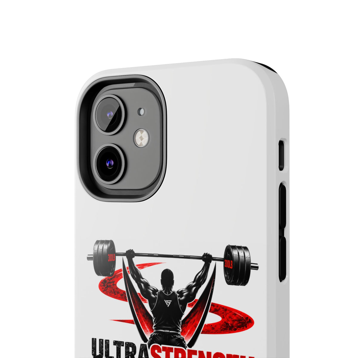 Ultra Strength 'Life Behind Bars' Tough Phone Case — Weightlifting Barbell Design