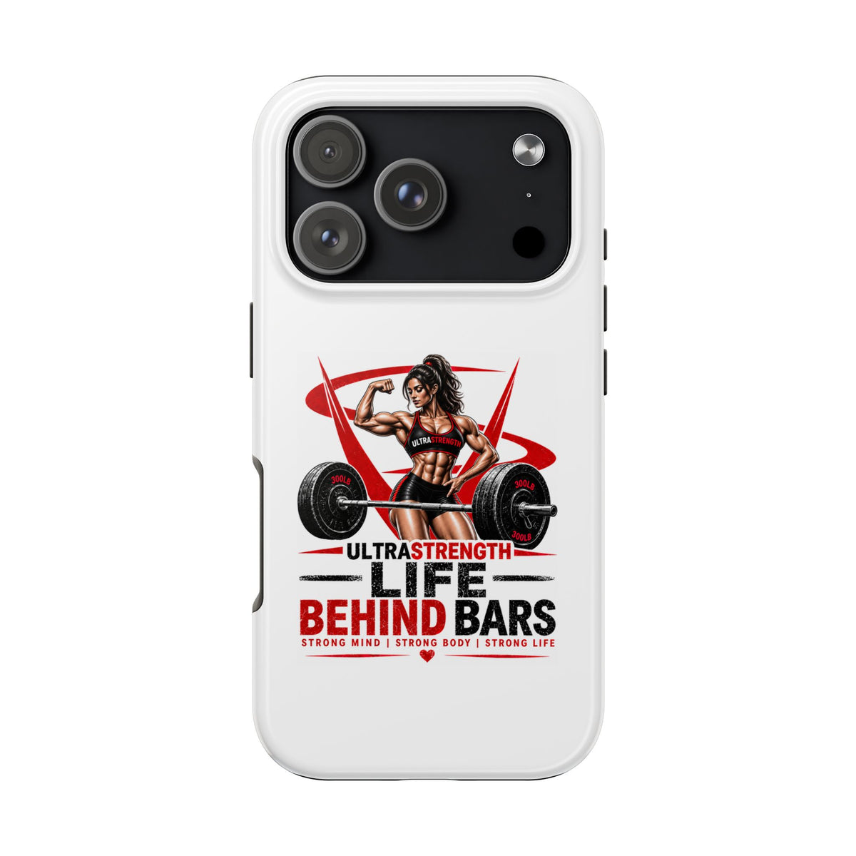 Phone Case — 'Life Behind Bars' Weightlifting Strength Gym Phone Cover