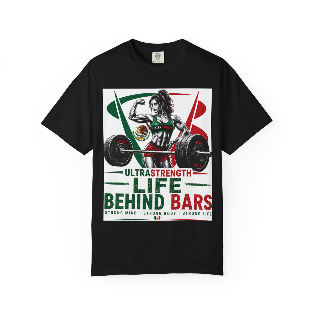 Life Behind Bars Weightlifting T‑Shirt — Ultra Strength Gym Tee