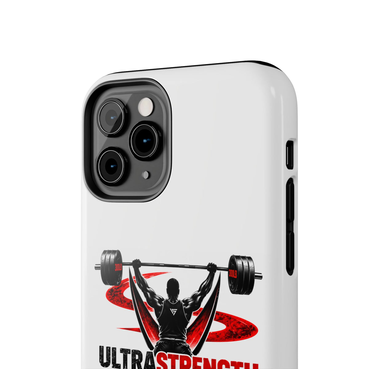 Ultra Strength 'Life Behind Bars' Tough Phone Case — Weightlifting Barbell Design
