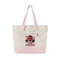 Weightlifting Canvas Tote Bag — 'Life Behind Bars' Gym Zippered Tote