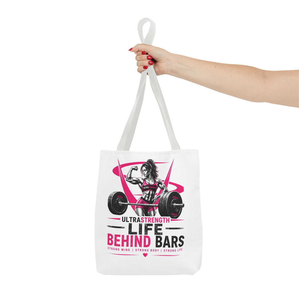 Fitness Tote Bag — "Life Behind Bars" Weightlifting Gym Bag