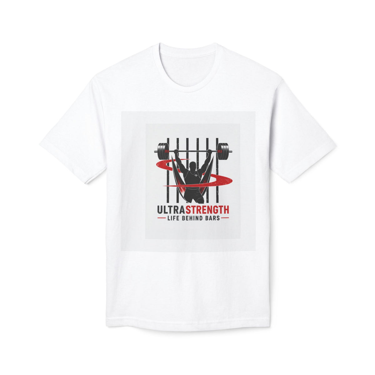 UltraStrength "Life Behind Bars" T-Shirt — Weightlifting Gym Tee