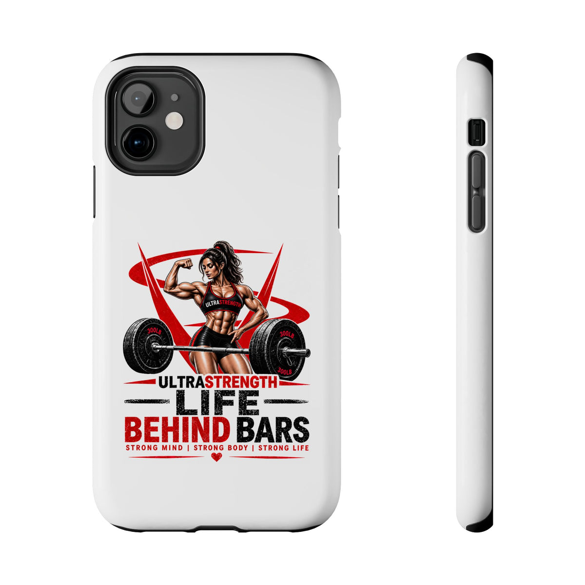 Phone Case — 'Life Behind Bars' Weightlifting Strength Gym Phone Cover