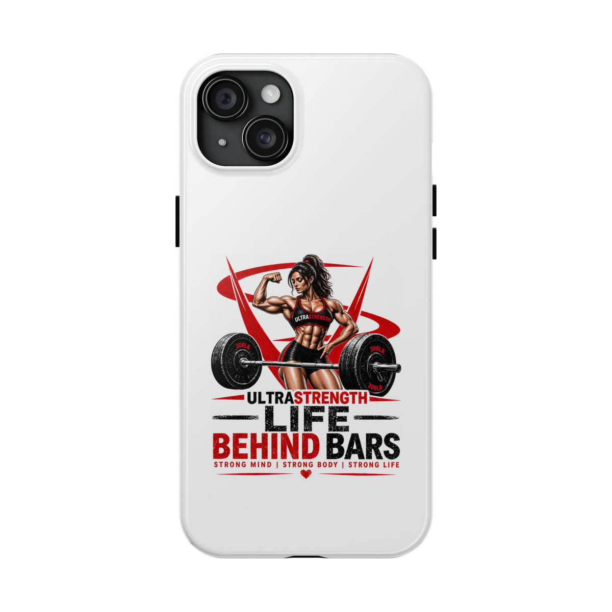 Phone Case — 'Life Behind Bars' Weightlifting Strength Gym Phone Cover