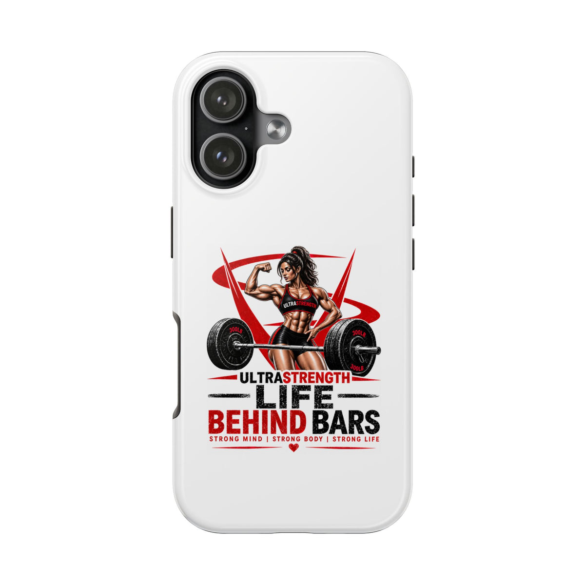 Phone Case — 'Life Behind Bars' Weightlifting Strength Gym Phone Cover