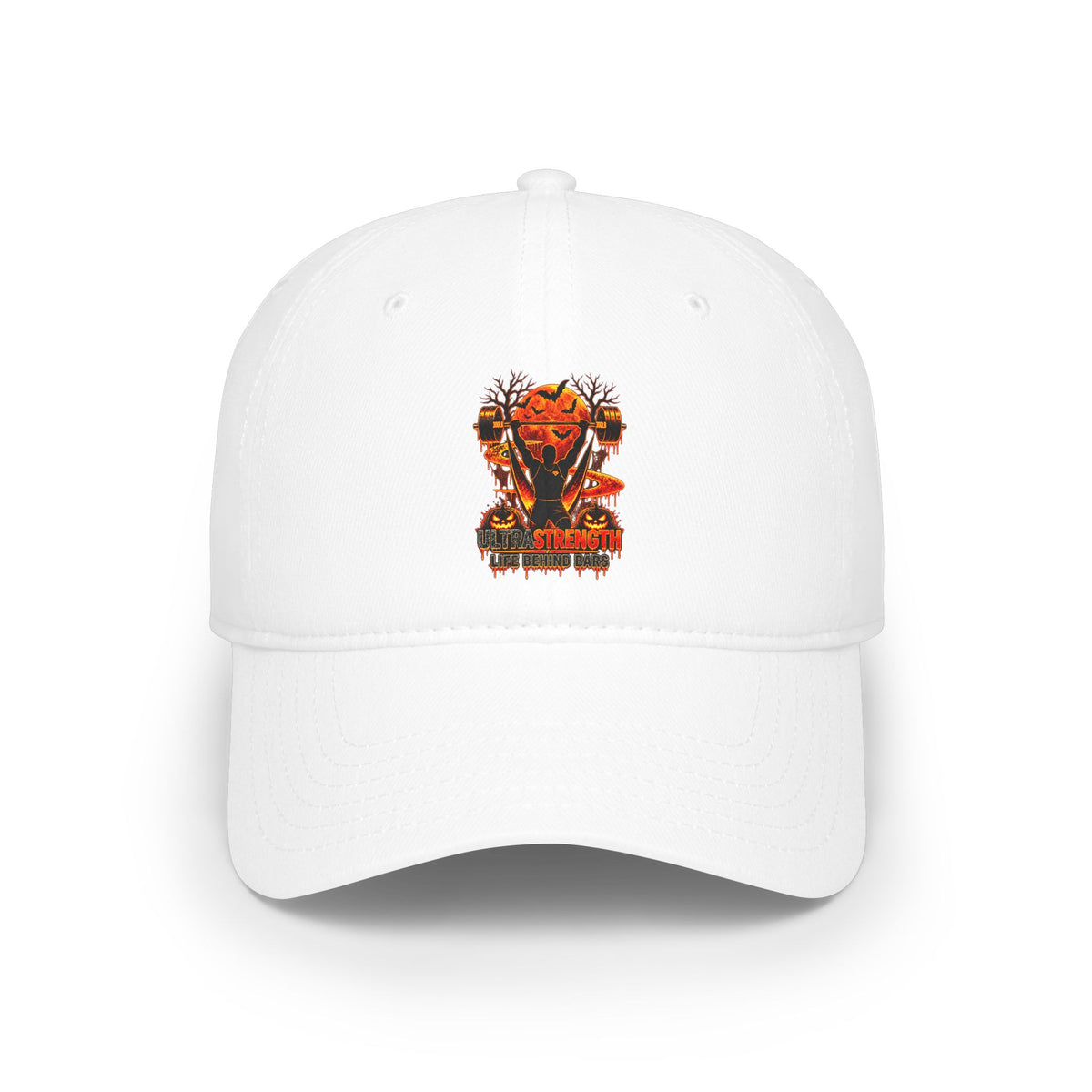 Halloween Scarecrow Skull Cap - Low Profile Baseball Hat