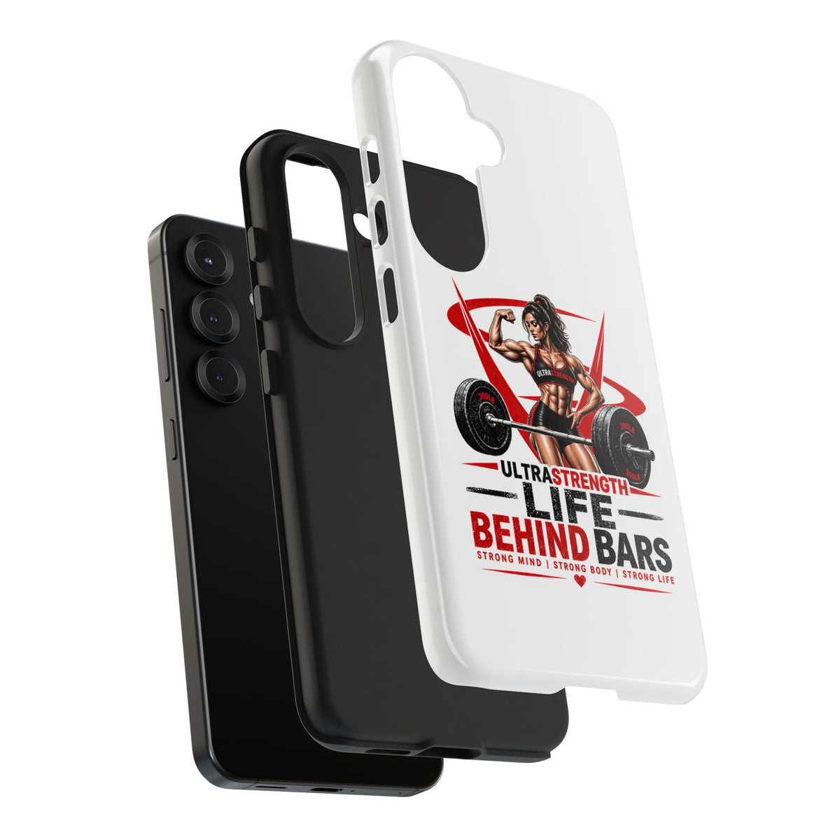 Phone Case — 'Life Behind Bars' Weightlifting Strength Gym Phone Cover