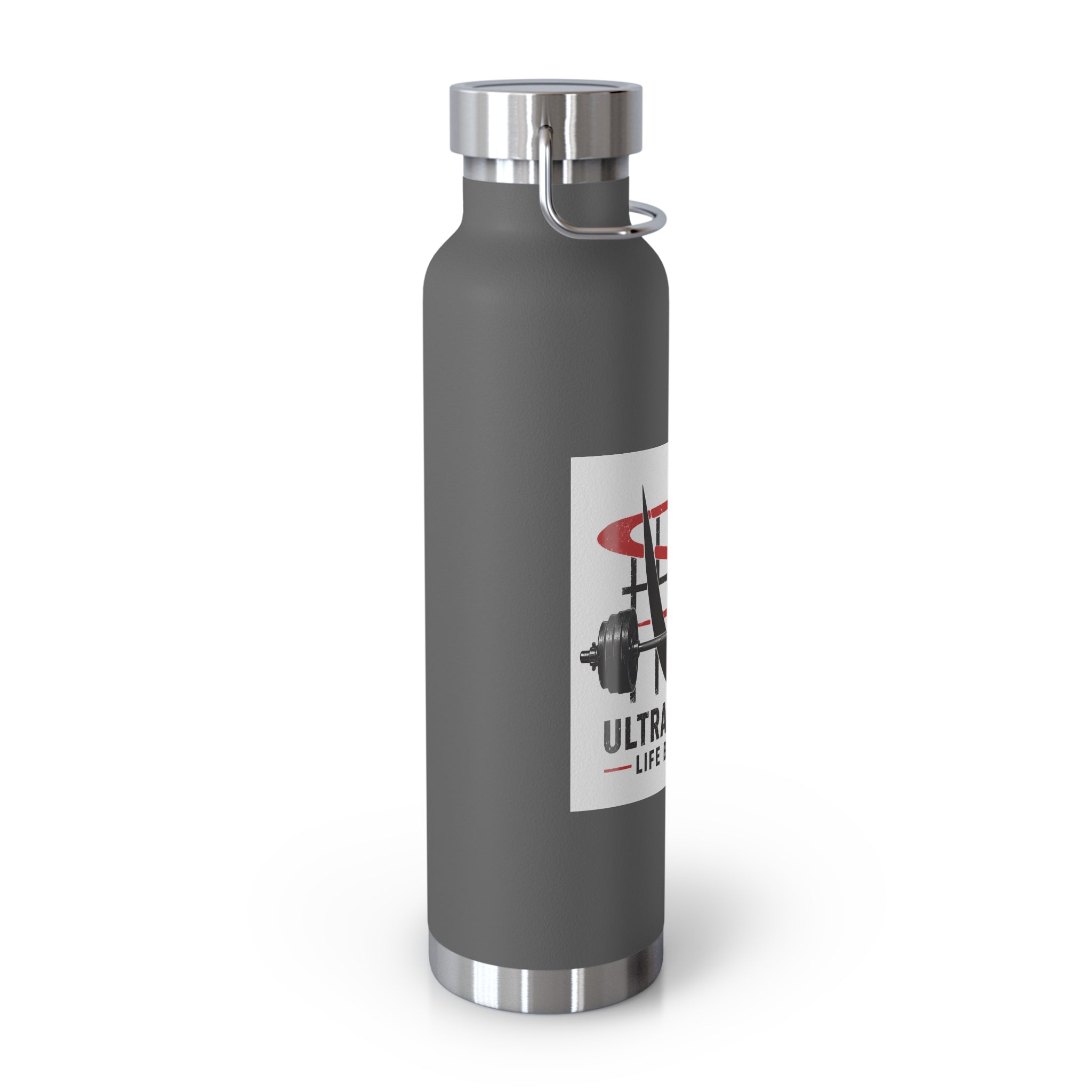 Insulated 22oz Water Bottle — "Ultrastrength: Life Behind Bars" Gym Stainless Vacuum Bottle