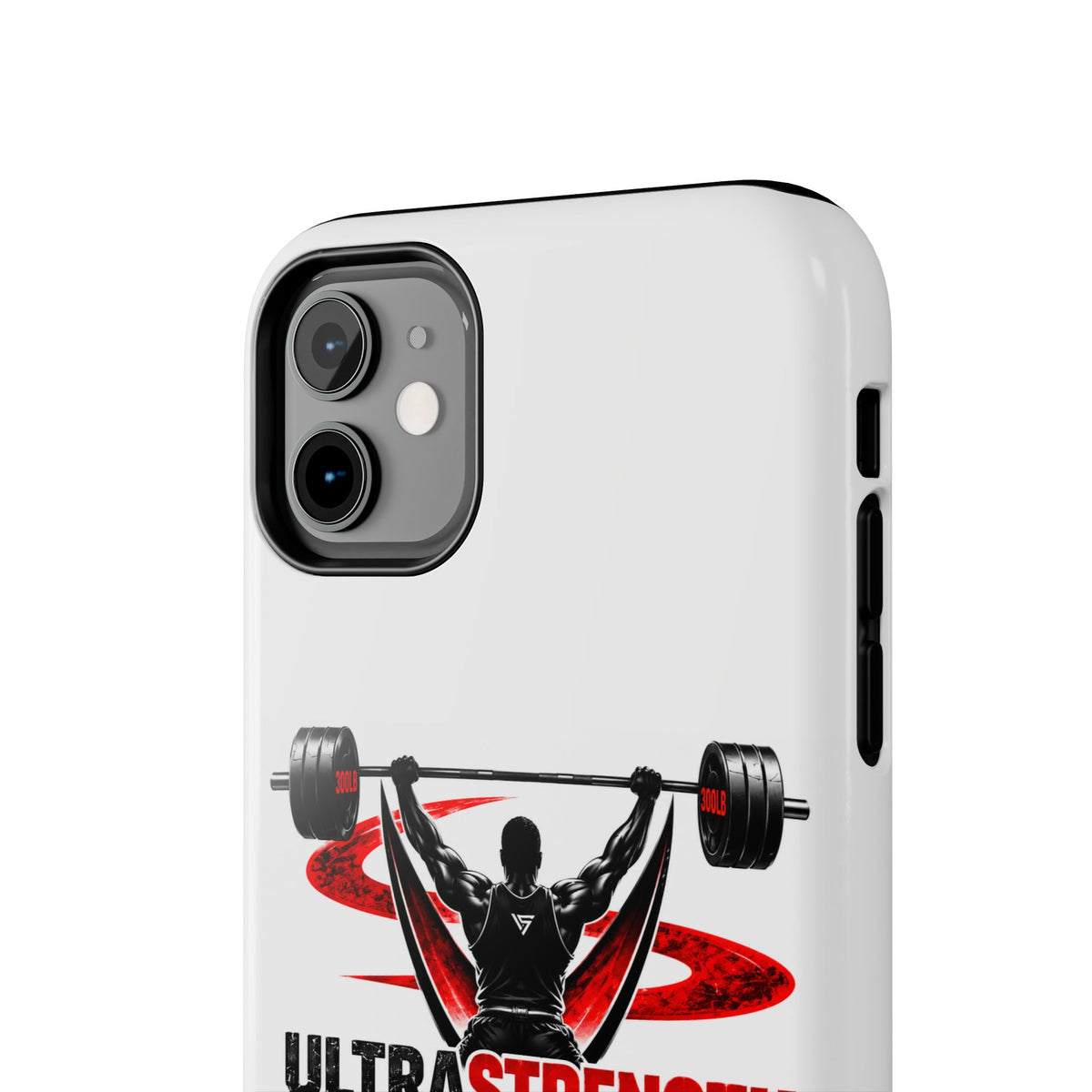 Ultra Strength 'Life Behind Bars' Tough Phone Case — Weightlifting Barbell Design