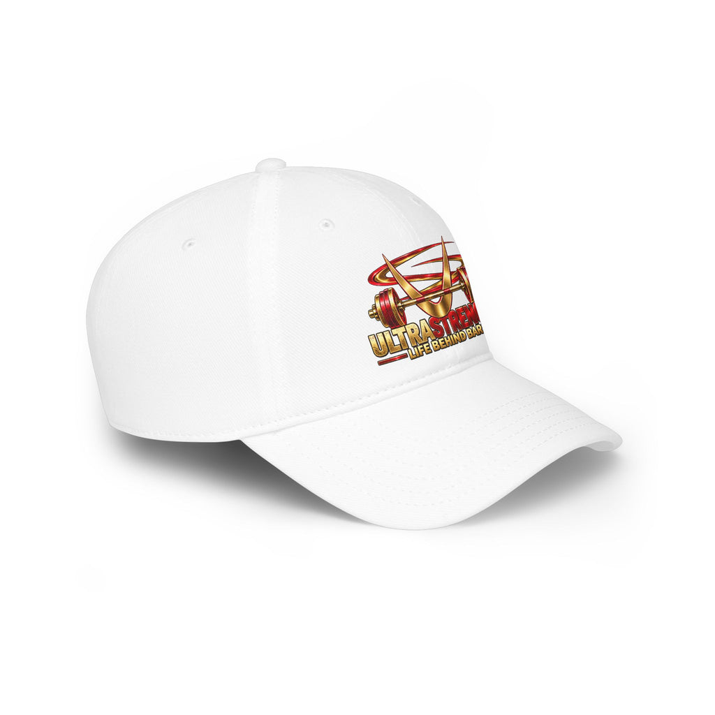 Low Profile Baseball Cap — 'Ultra the Wolf: Life Behind Bars' Gold Emblem Hat