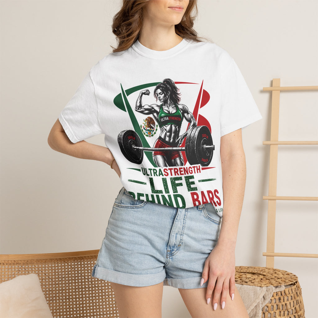 Life Behind Bars Weightlifting T‑Shirt — Ultra Strength Gym Tee