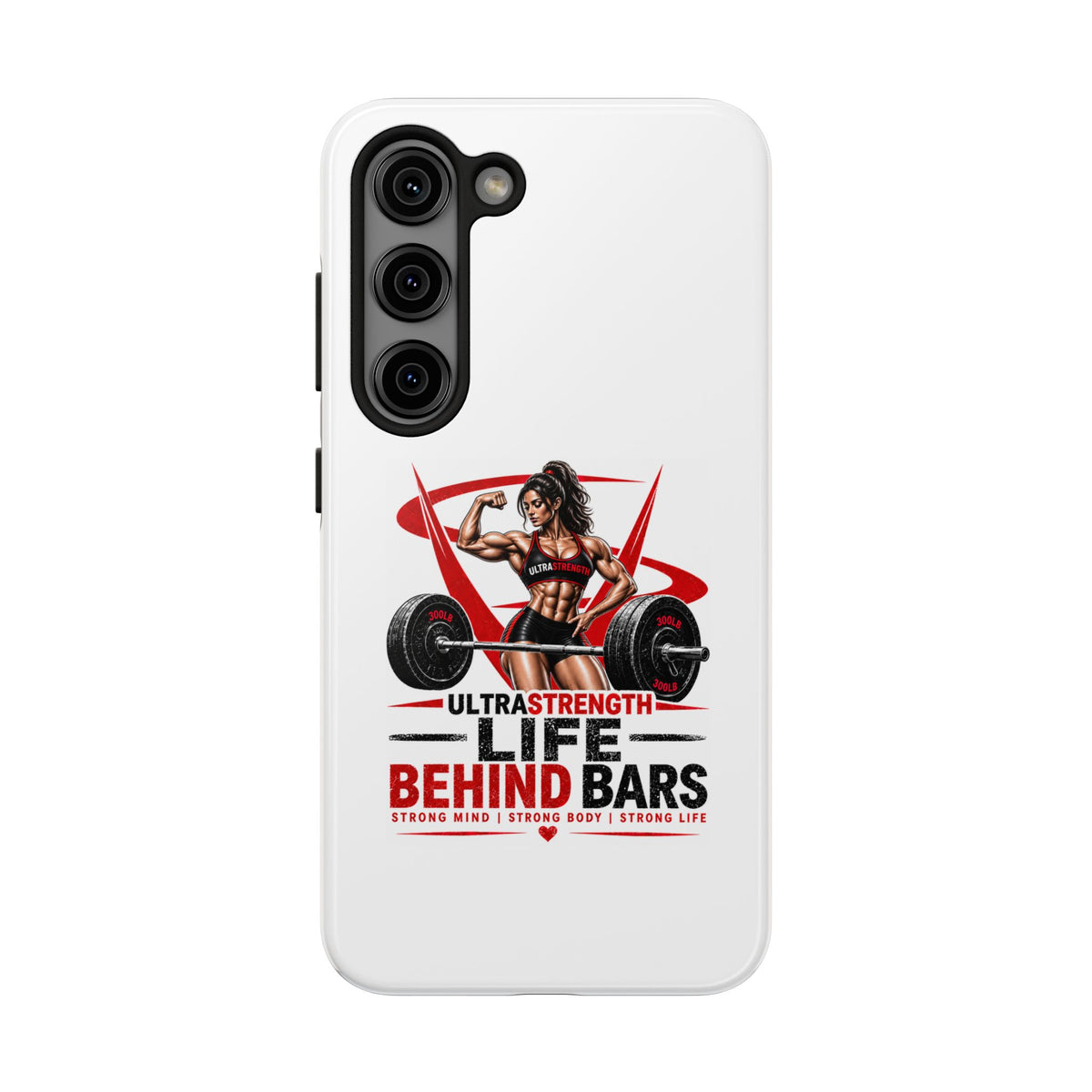 Phone Case — 'Life Behind Bars' Weightlifting Strength Gym Phone Cover