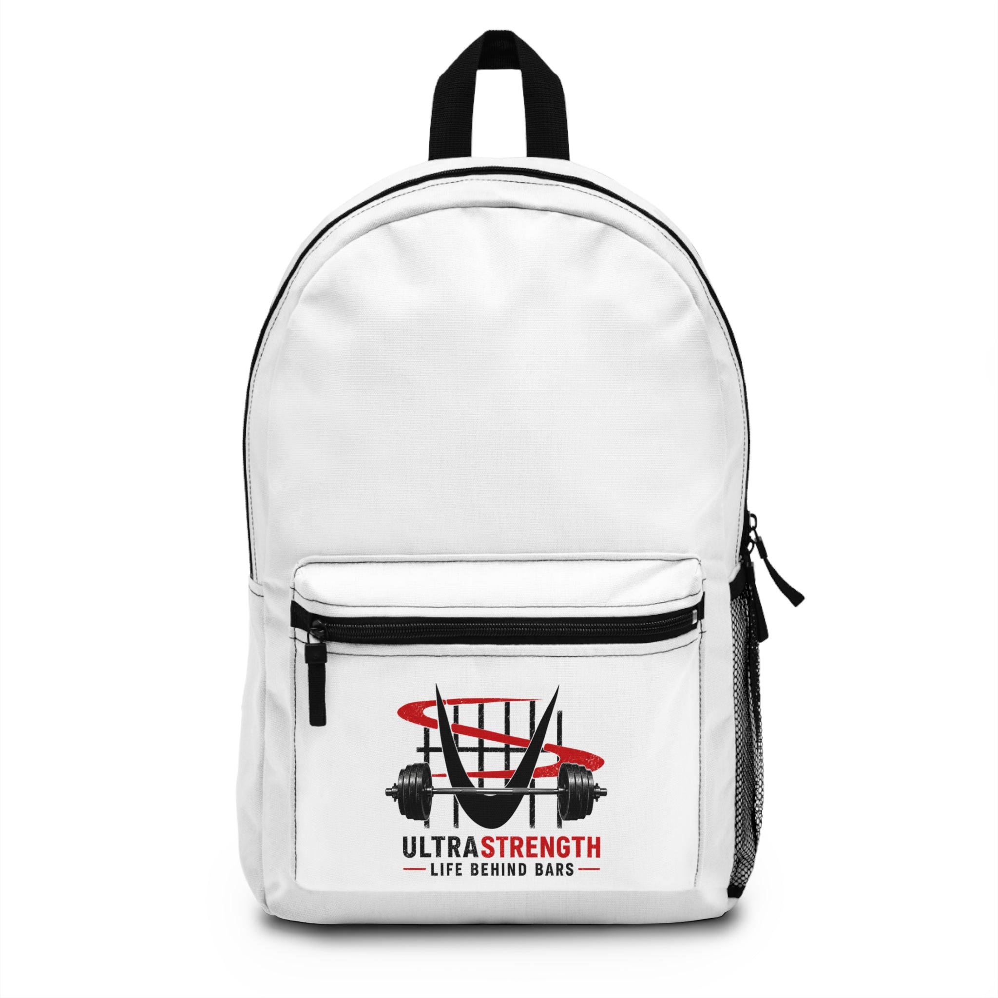 UltraStrength Life Behind Bars Weightlifting Gym Backpack