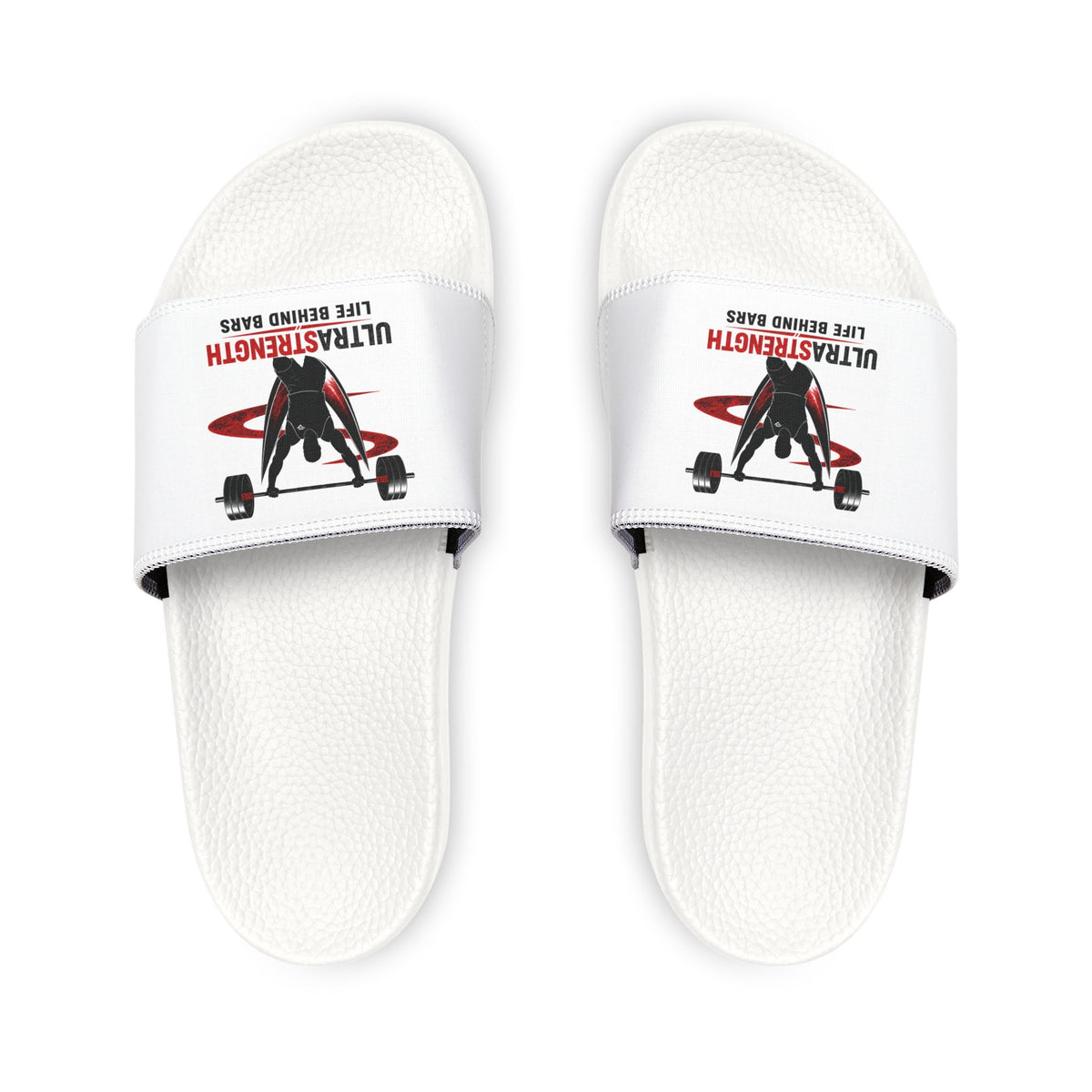 Men's Removable-Strap Slides — Custom Athletic Logo Sandals