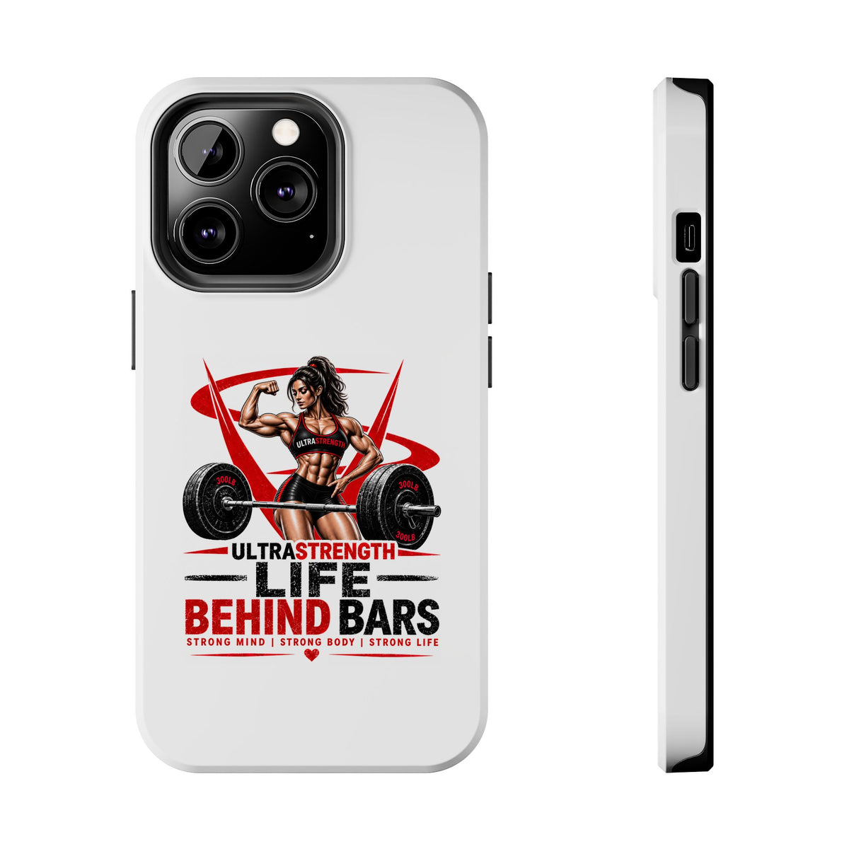 Phone Case — 'Life Behind Bars' Weightlifting Strength Gym Phone Cover
