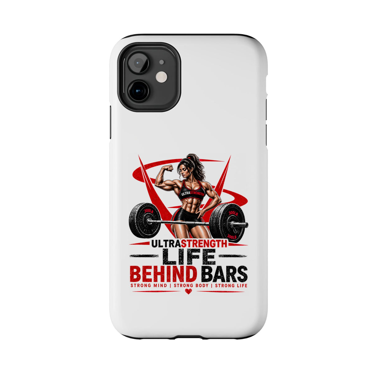 Phone Case — 'Life Behind Bars' Weightlifting Strength Gym Phone Cover