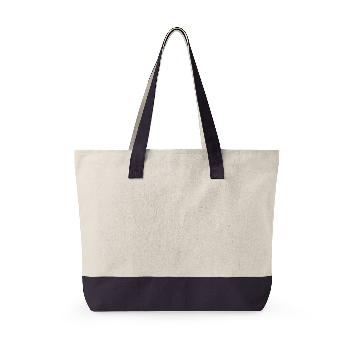 Canvas Tote Bag — “Life Behind Bars” Biker American Flag Design