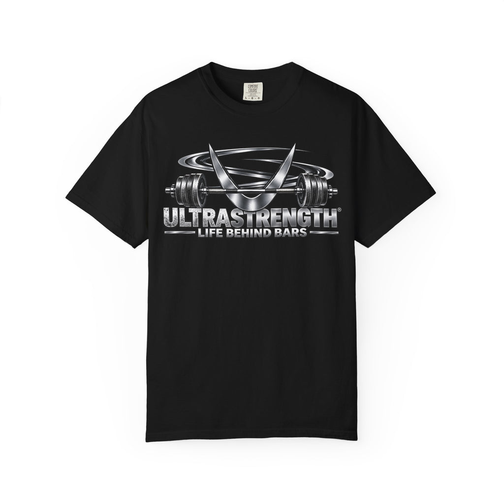 Strength Barbell T-Shirt – "UltraStrength: Life Behind Bars" Gym Tee