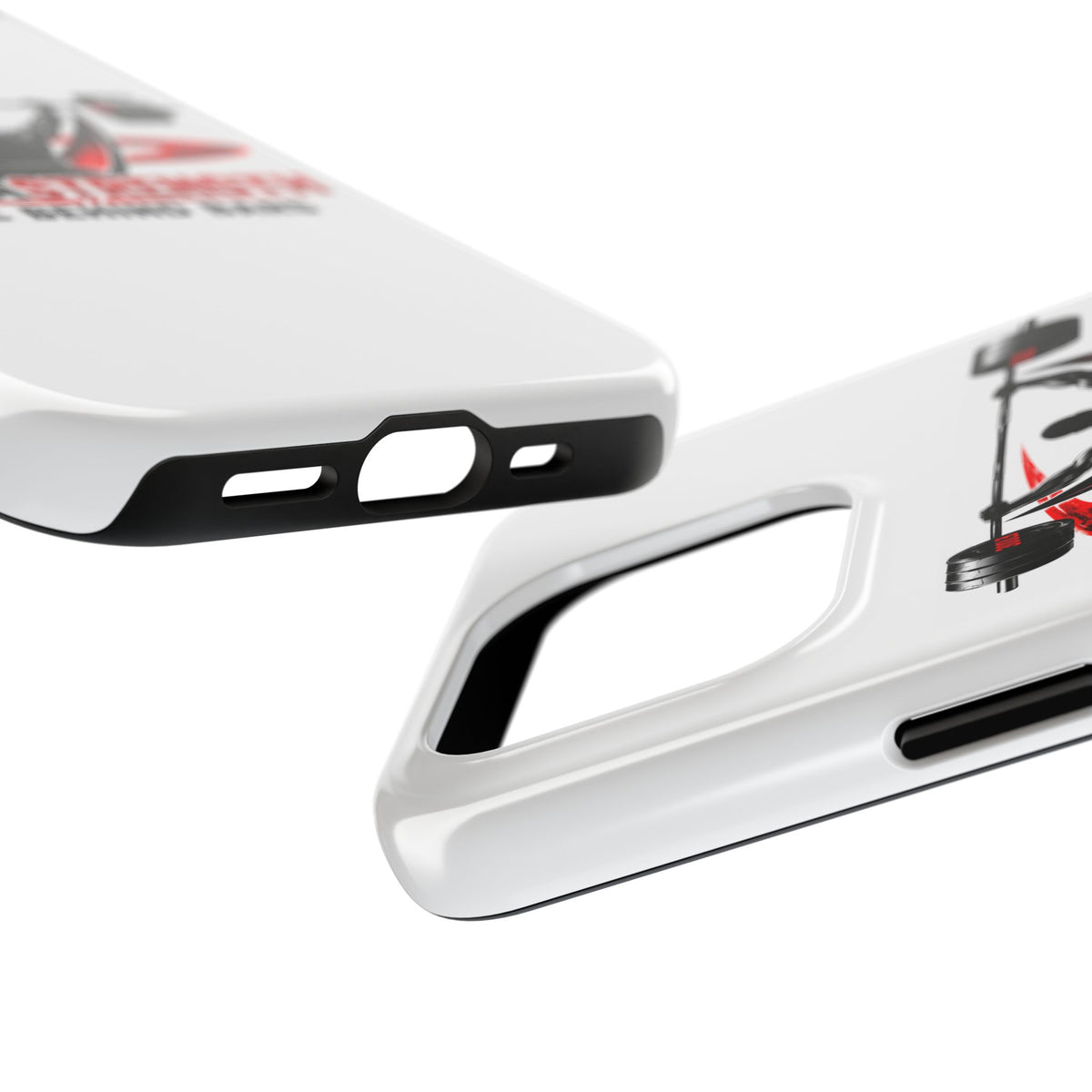 Ultra Strength 'Life Behind Bars' Tough Phone Case — Weightlifting Barbell Design