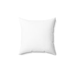 Square Pillow — "Life Behind Bars" Weightlifting Design (Women’s Fitness Home Décor)