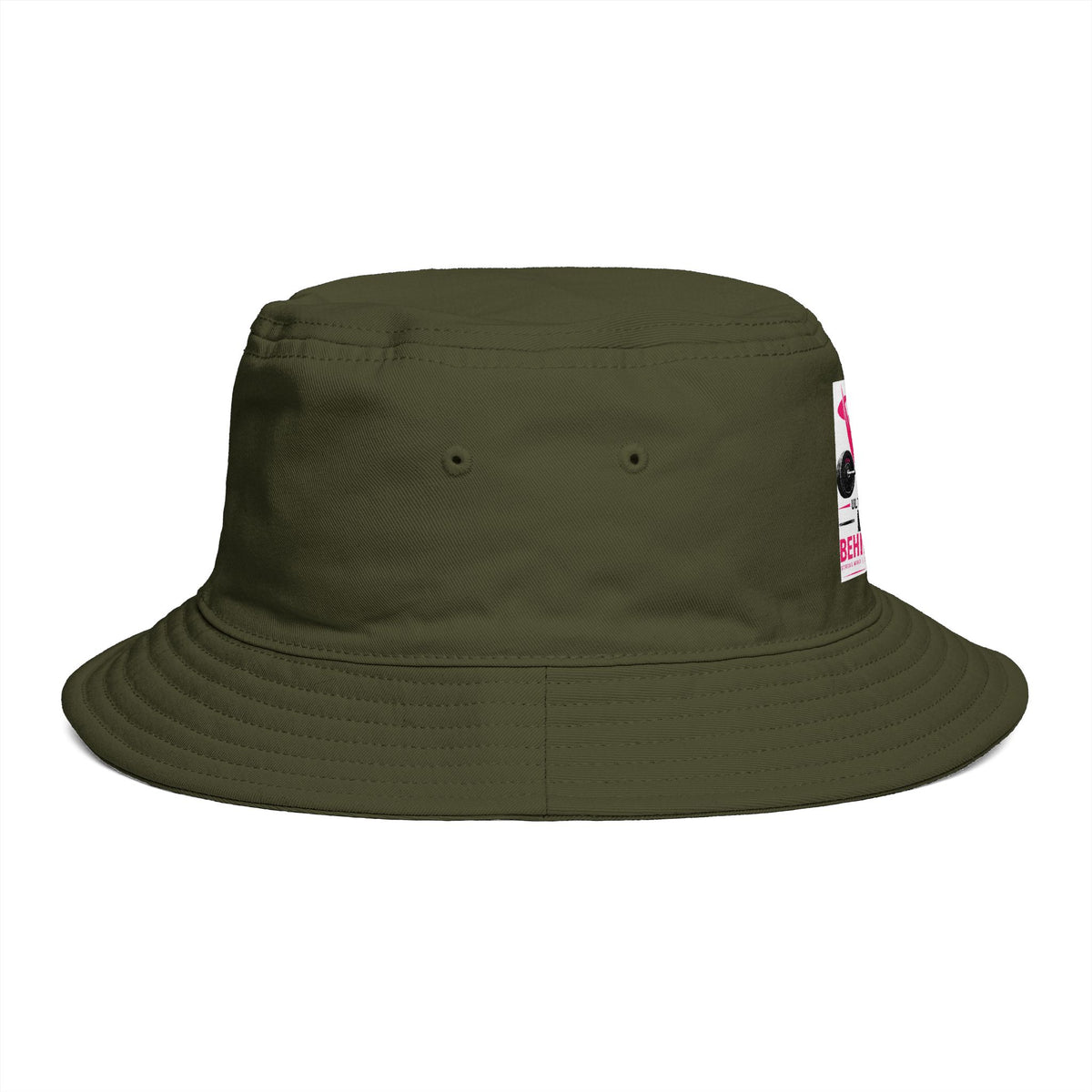 Bucket Hat — "Life Behind Bars" Weightlifting Retro Graphic