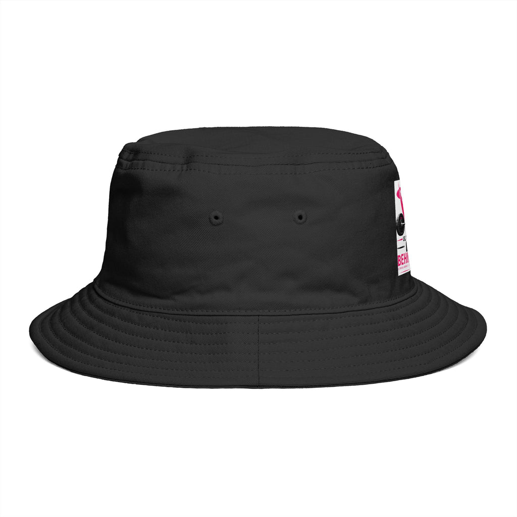 Bucket Hat — "Life Behind Bars" Weightlifting Retro Graphic