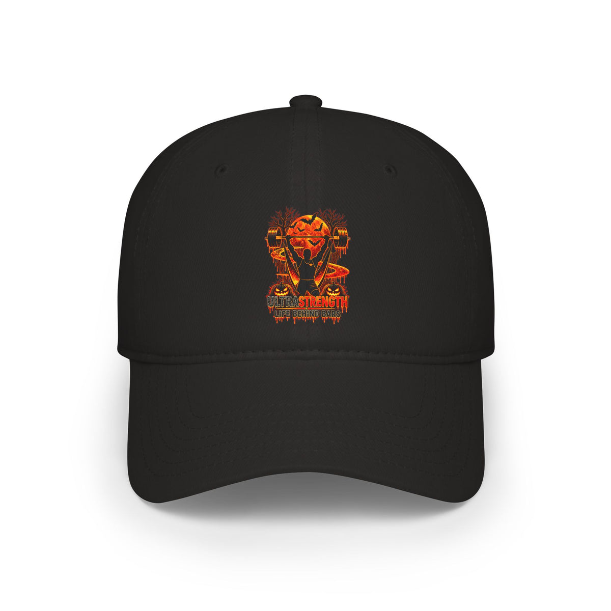 Halloween Scarecrow Skull Cap - Low Profile Baseball Hat