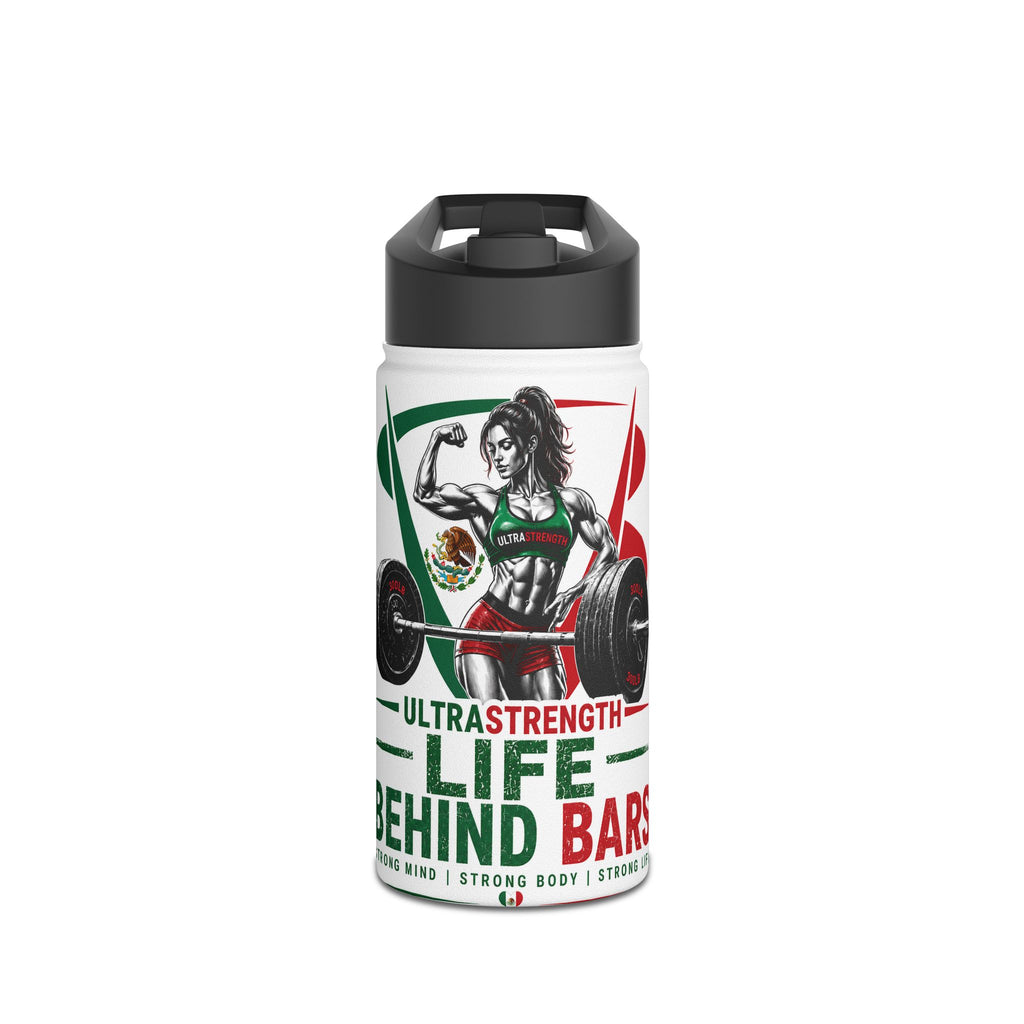 Ultra Strength 'Life Behind Bars' Stainless Steel Water Bottle