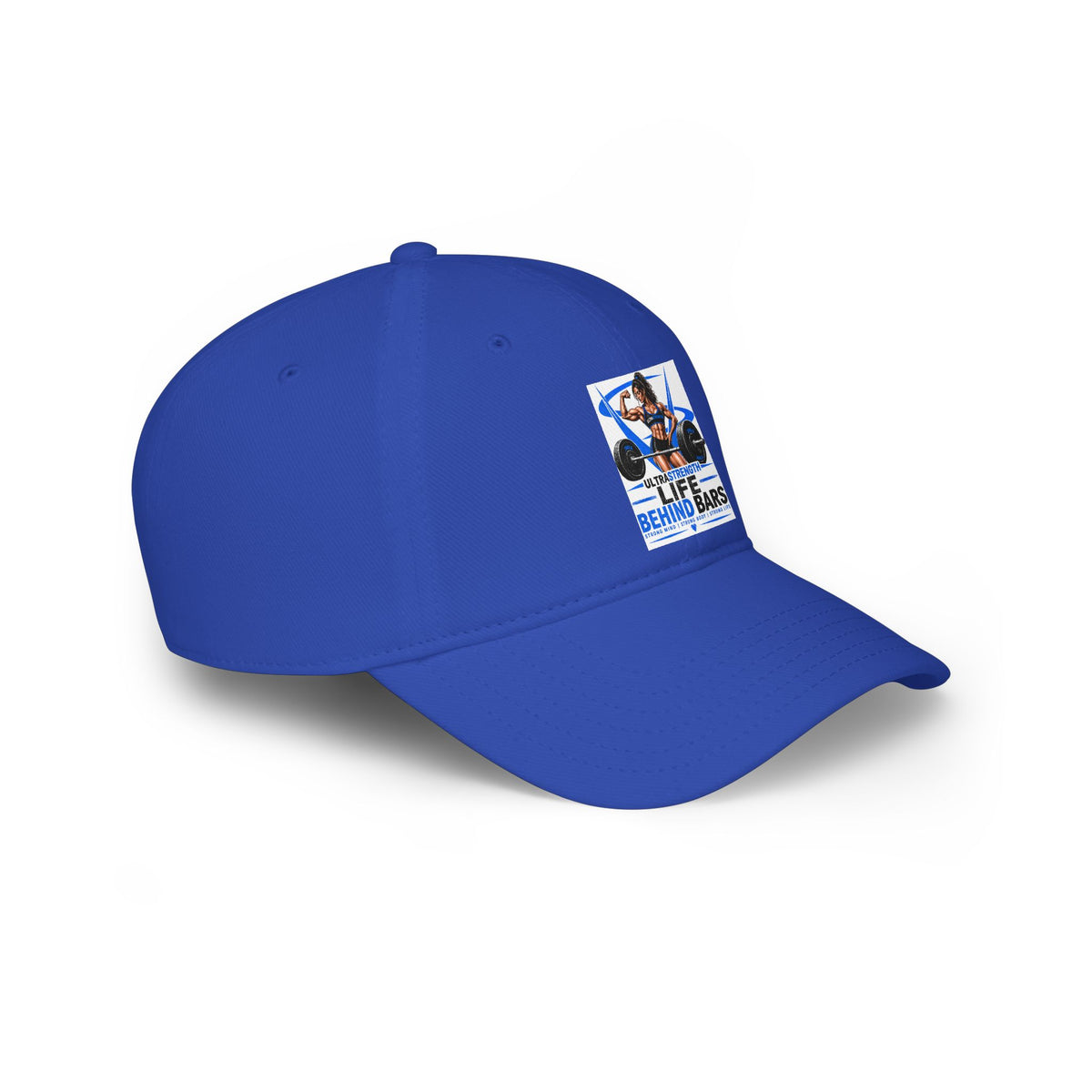 Low Profile Cap — "Life Behind Bars" Weightlifting Graphic Hat