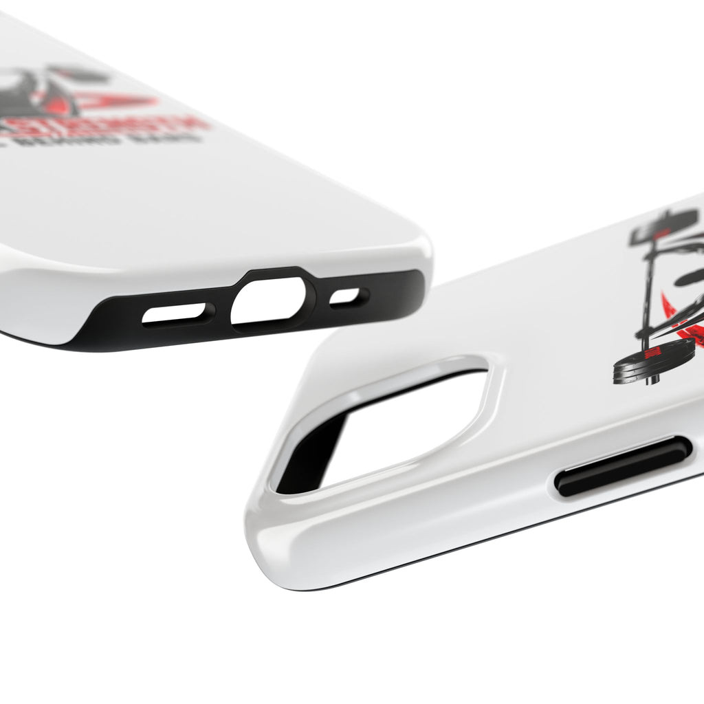 Ultra Strength 'Life Behind Bars' Tough Phone Case — Weightlifting Barbell Design