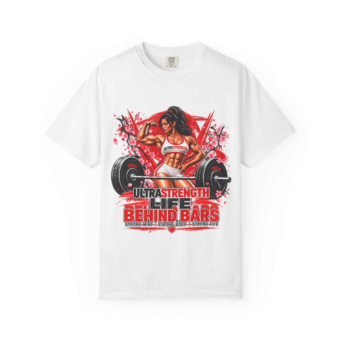Ultra Strength Life Behind Bars Fitness T-Shirt