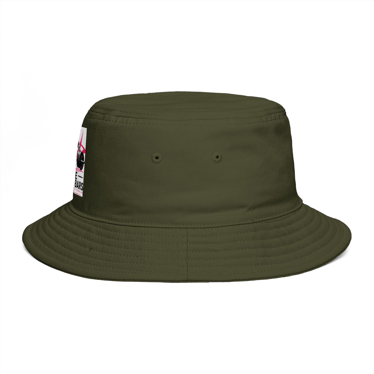 Bucket Hat — "Life Behind Bars" Weightlifting Retro Graphic