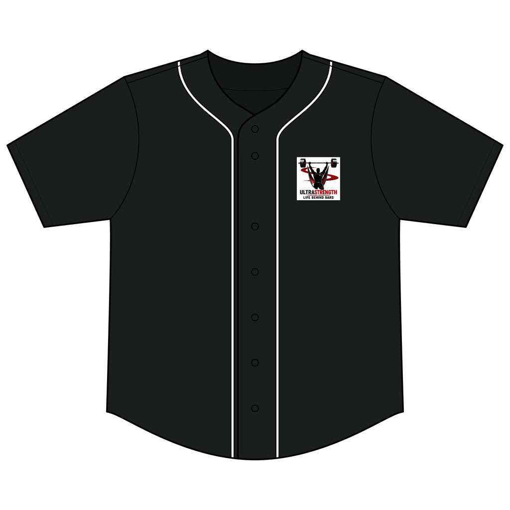 Baseball Jersey — UltraStrength "Life Behind Bars" Weightlifting Tee