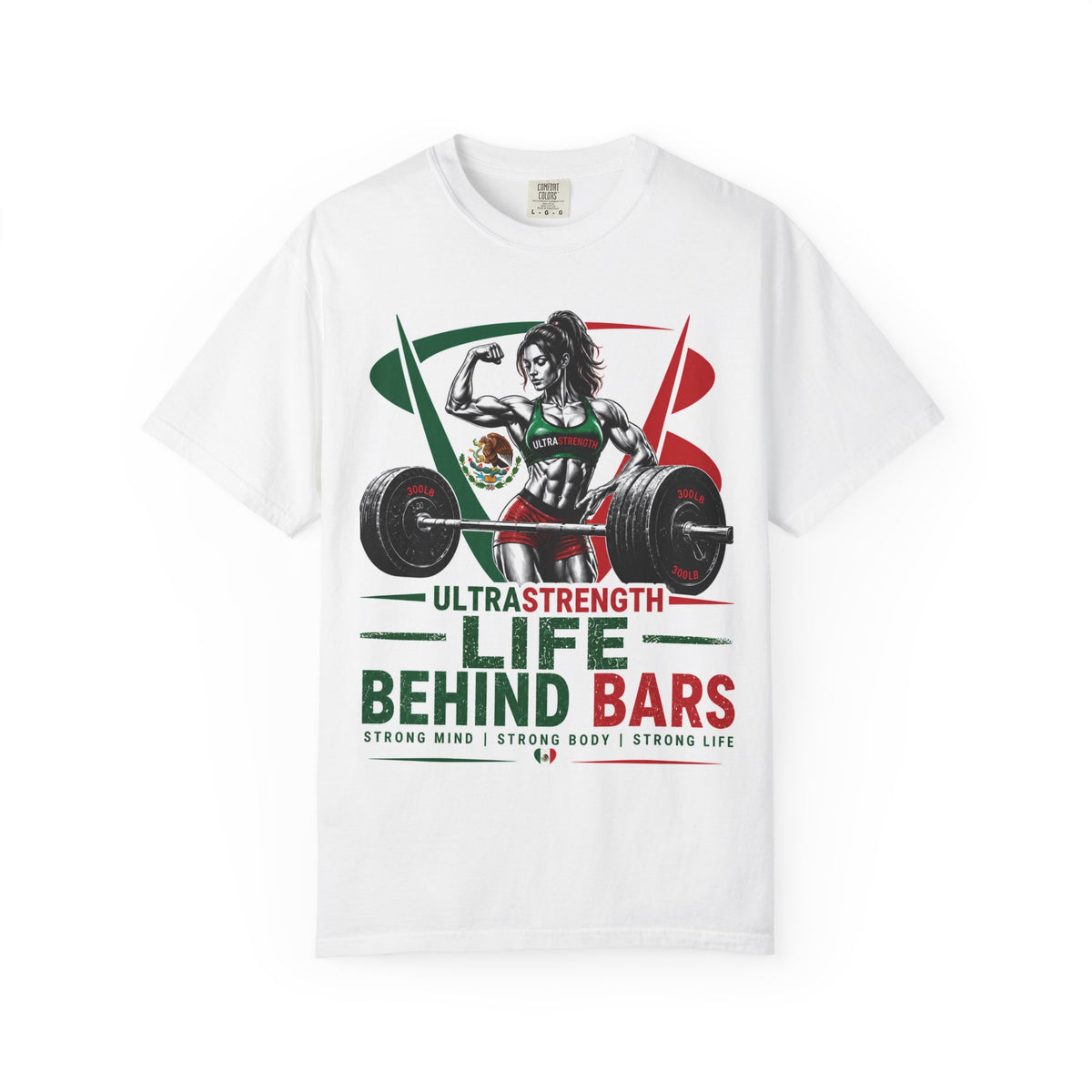Life Behind Bars Weightlifting T‑Shirt — Ultra Strength Gym Tee