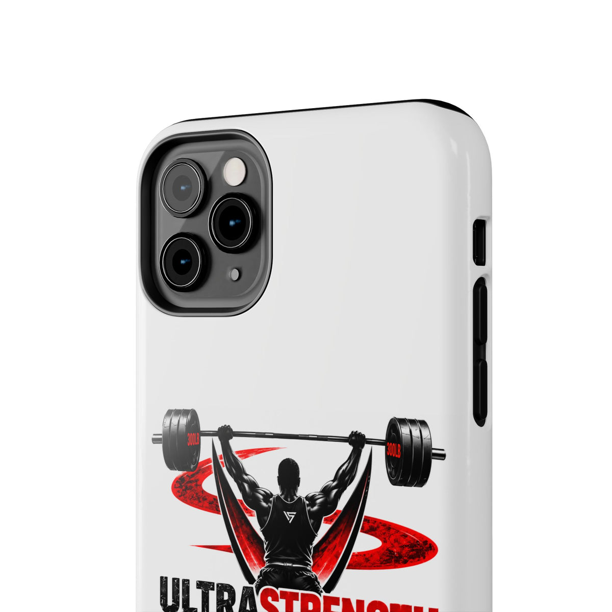 Ultra Strength 'Life Behind Bars' Tough Phone Case — Weightlifting Barbell Design