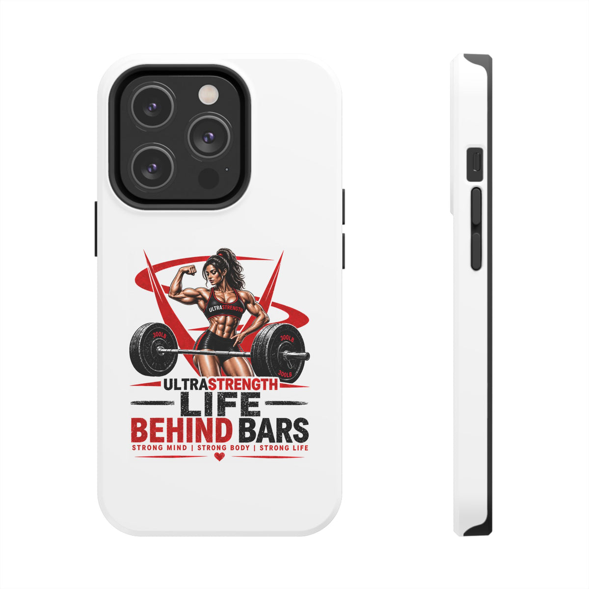 Phone Case — 'Life Behind Bars' Weightlifting Strength Gym Phone Cover