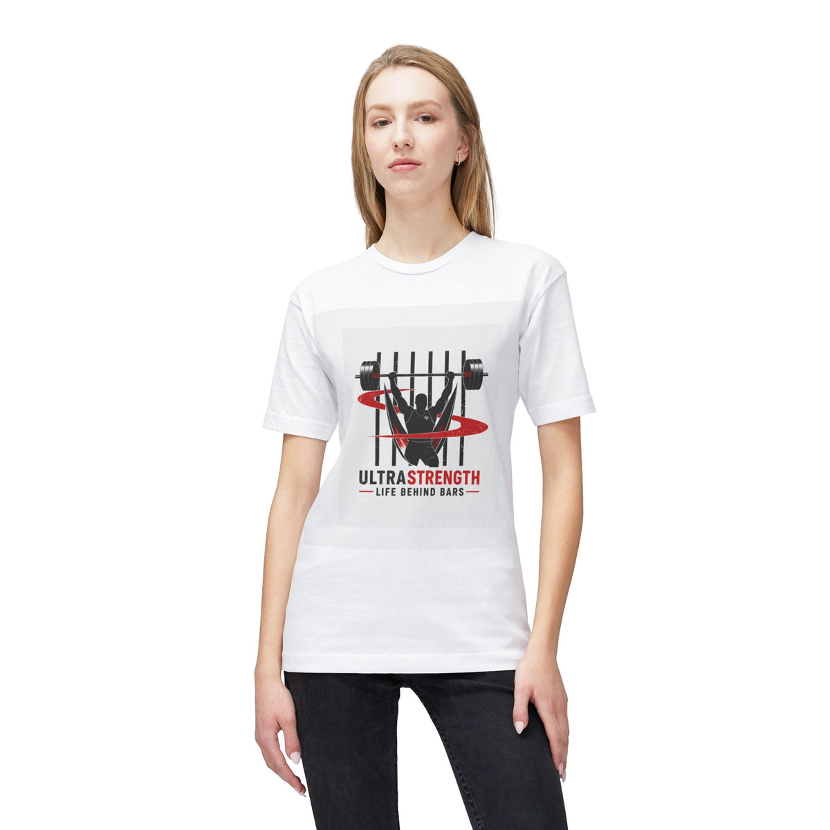 UltraStrength "Life Behind Bars" T-Shirt — Weightlifting Gym Tee