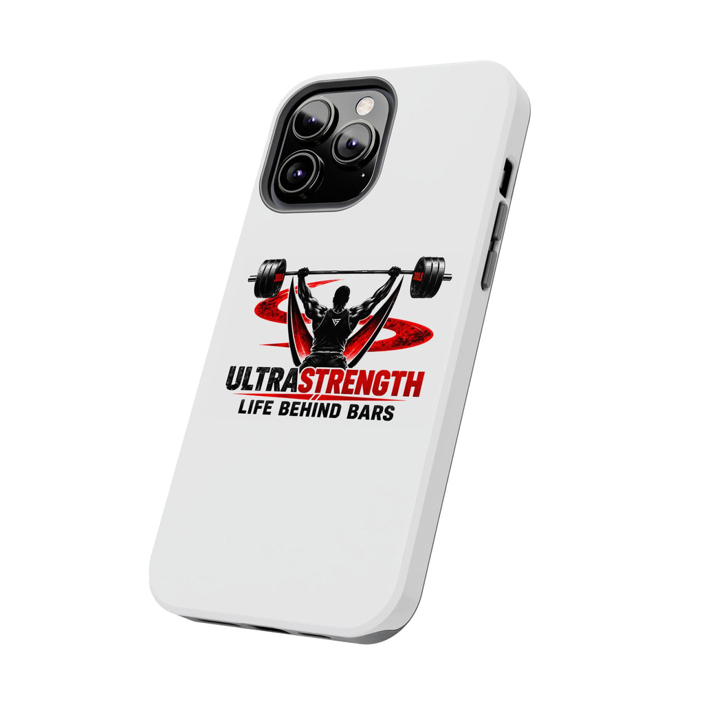 Ultra Strength 'Life Behind Bars' Tough Phone Case — Weightlifting Barbell Design