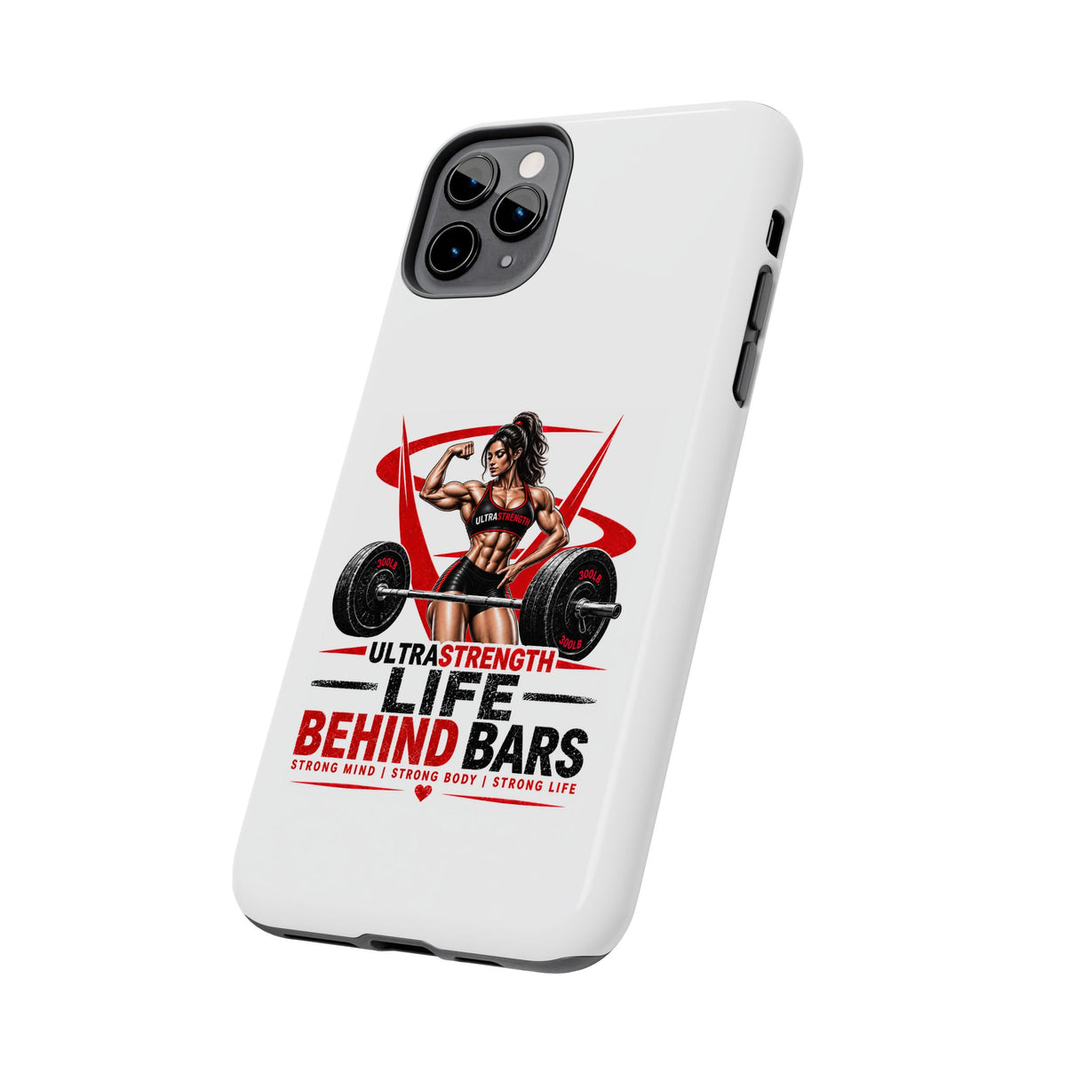 Phone Case — 'Life Behind Bars' Weightlifting Strength Gym Phone Cover