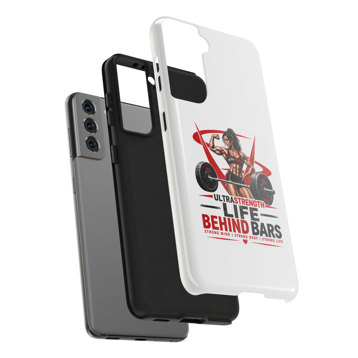 Phone Case — 'Life Behind Bars' Weightlifting Strength Gym Phone Cover