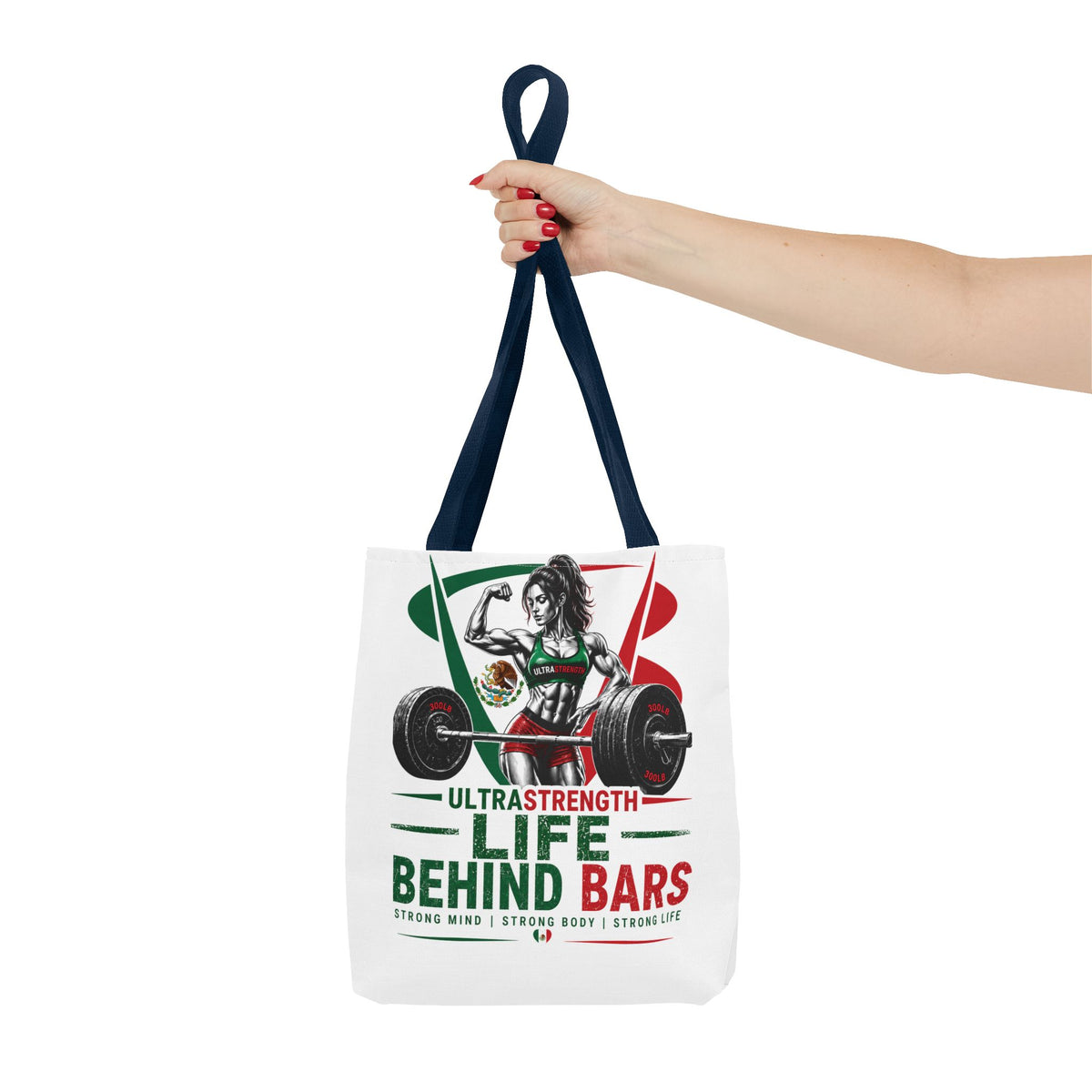 Life Behind Bars Weightlifting Tote Bag — Ultra Strength Fitness Gym Bag