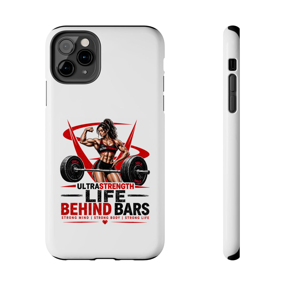 Phone Case — 'Life Behind Bars' Weightlifting Strength Gym Phone Cover
