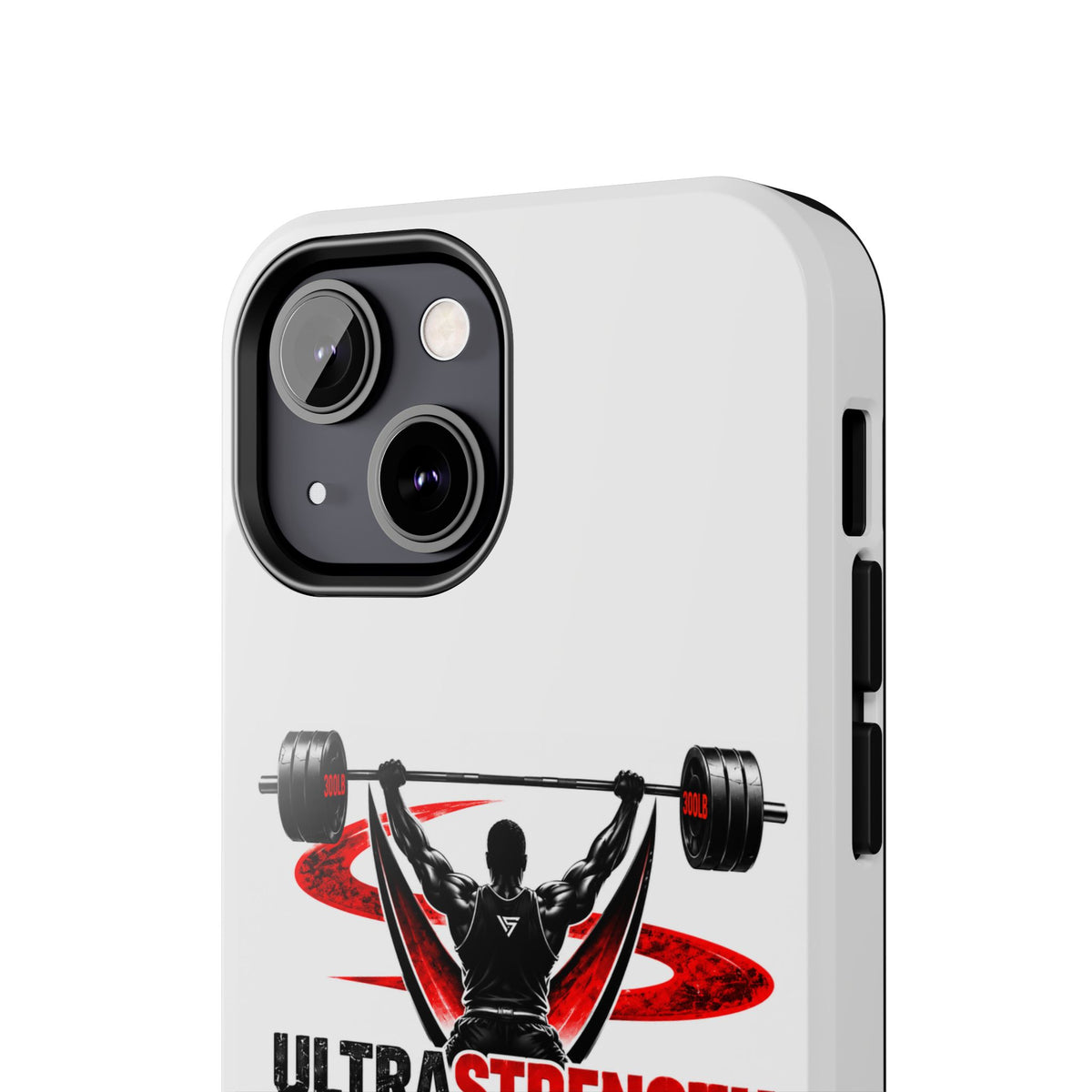 Ultra Strength 'Life Behind Bars' Tough Phone Case — Weightlifting Barbell Design