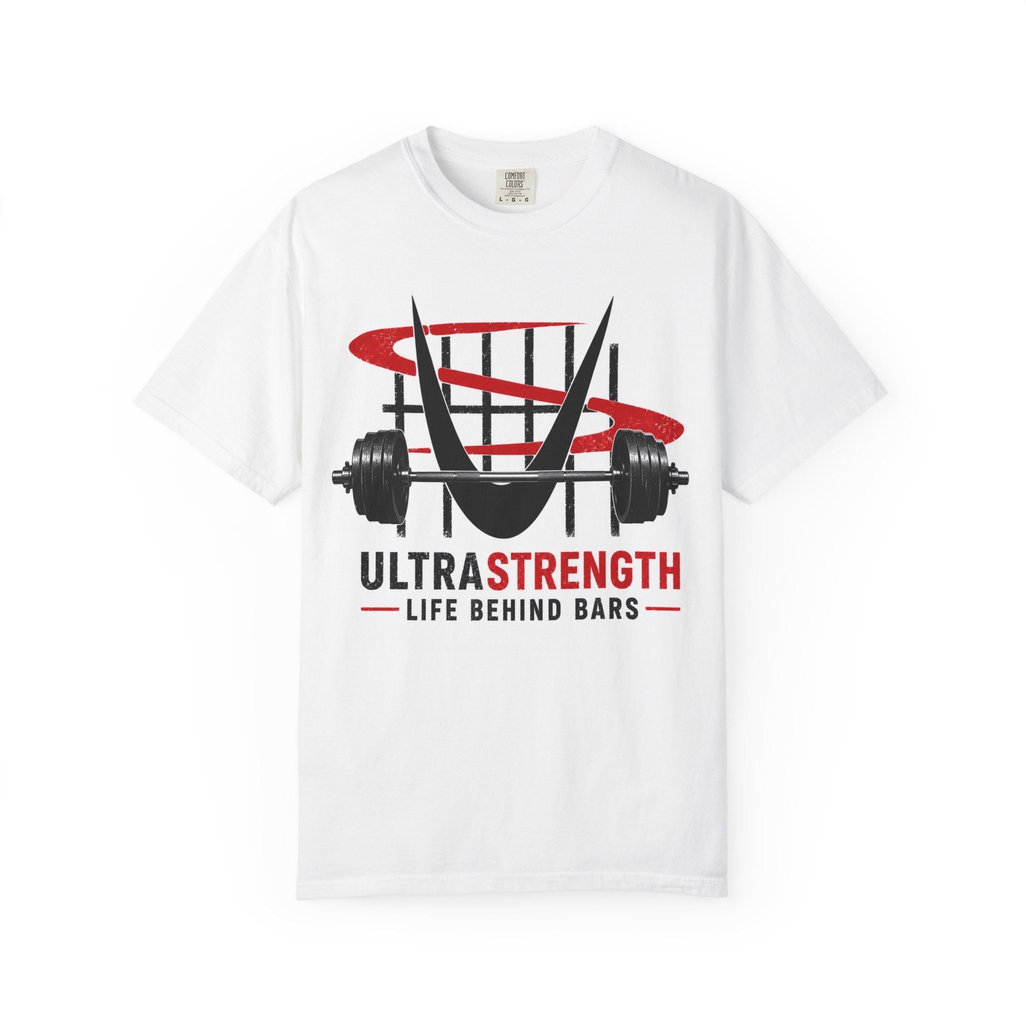 UltraStrength 'Life Behind Bars' Weightlifting T-Shirt
