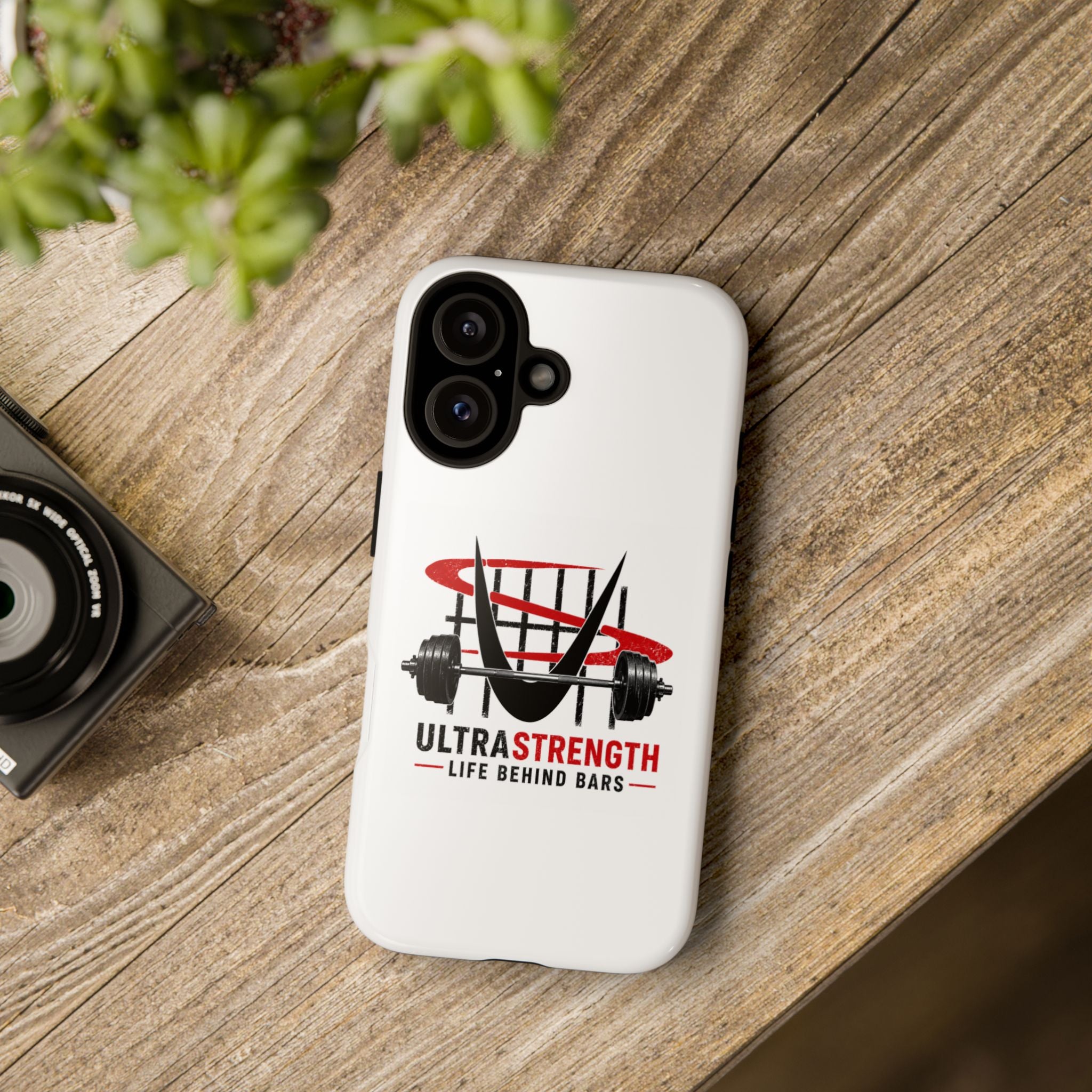 UltraStrength Phone Case — "Life Behind Bars" Weightlifting Protective Cover