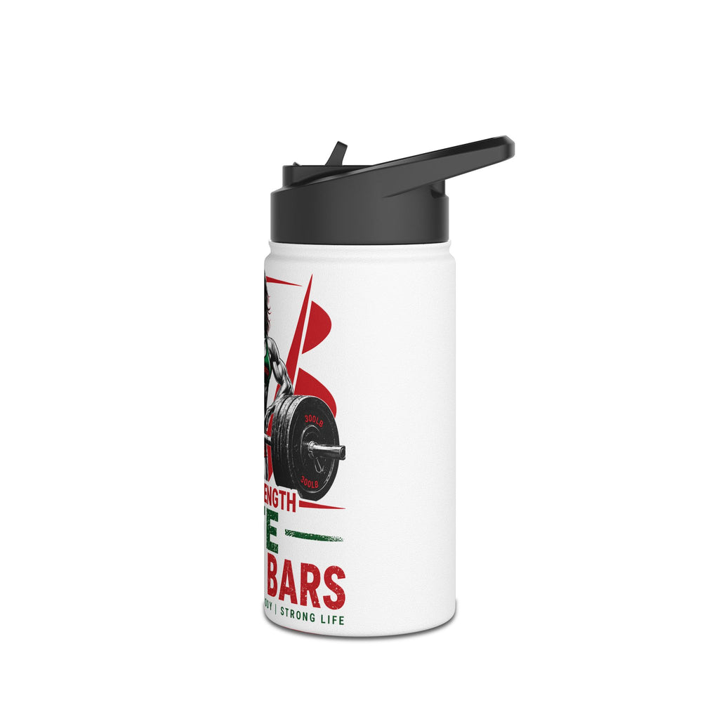 Ultra Strength 'Life Behind Bars' Stainless Steel Water Bottle