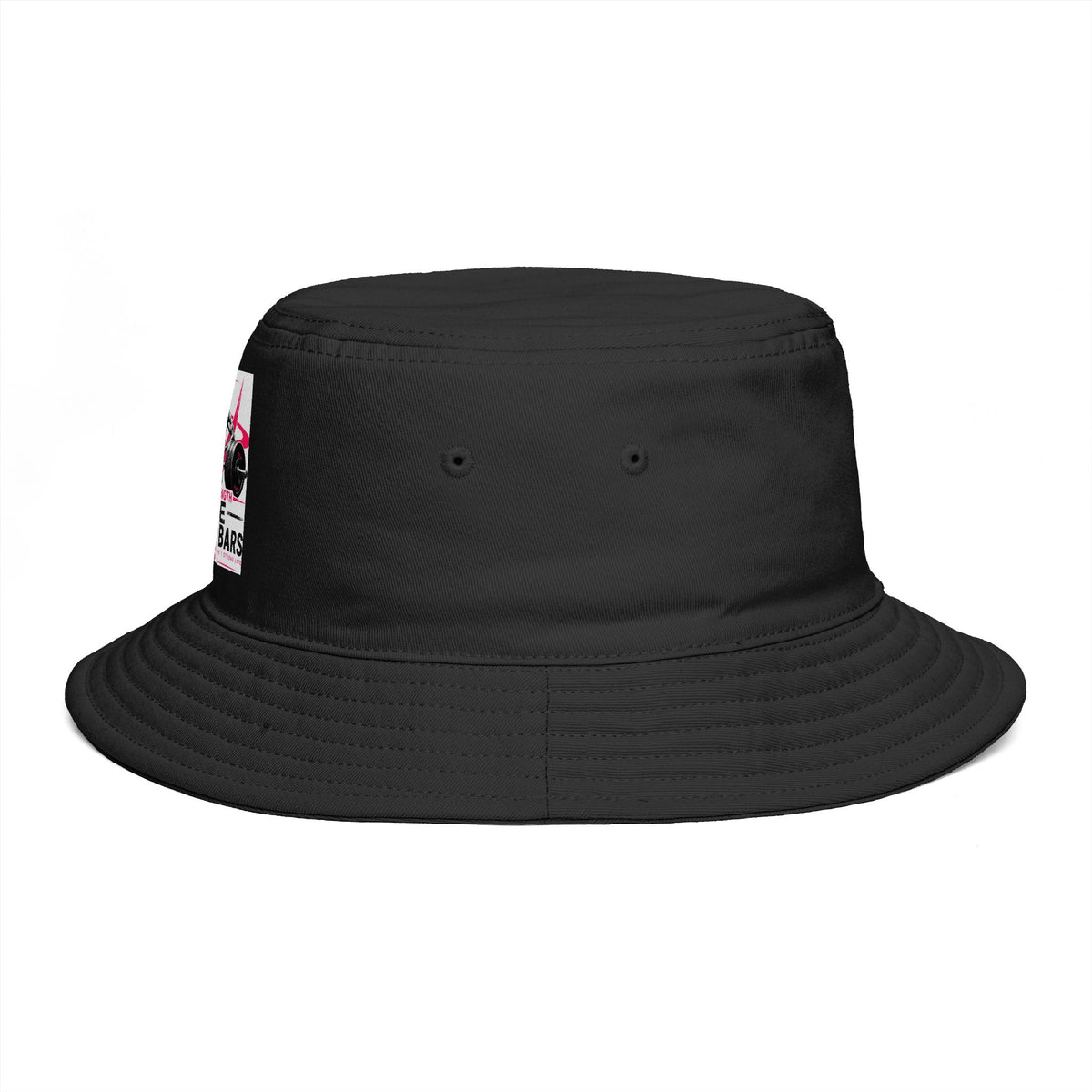 Bucket Hat — "Life Behind Bars" Weightlifting Retro Graphic