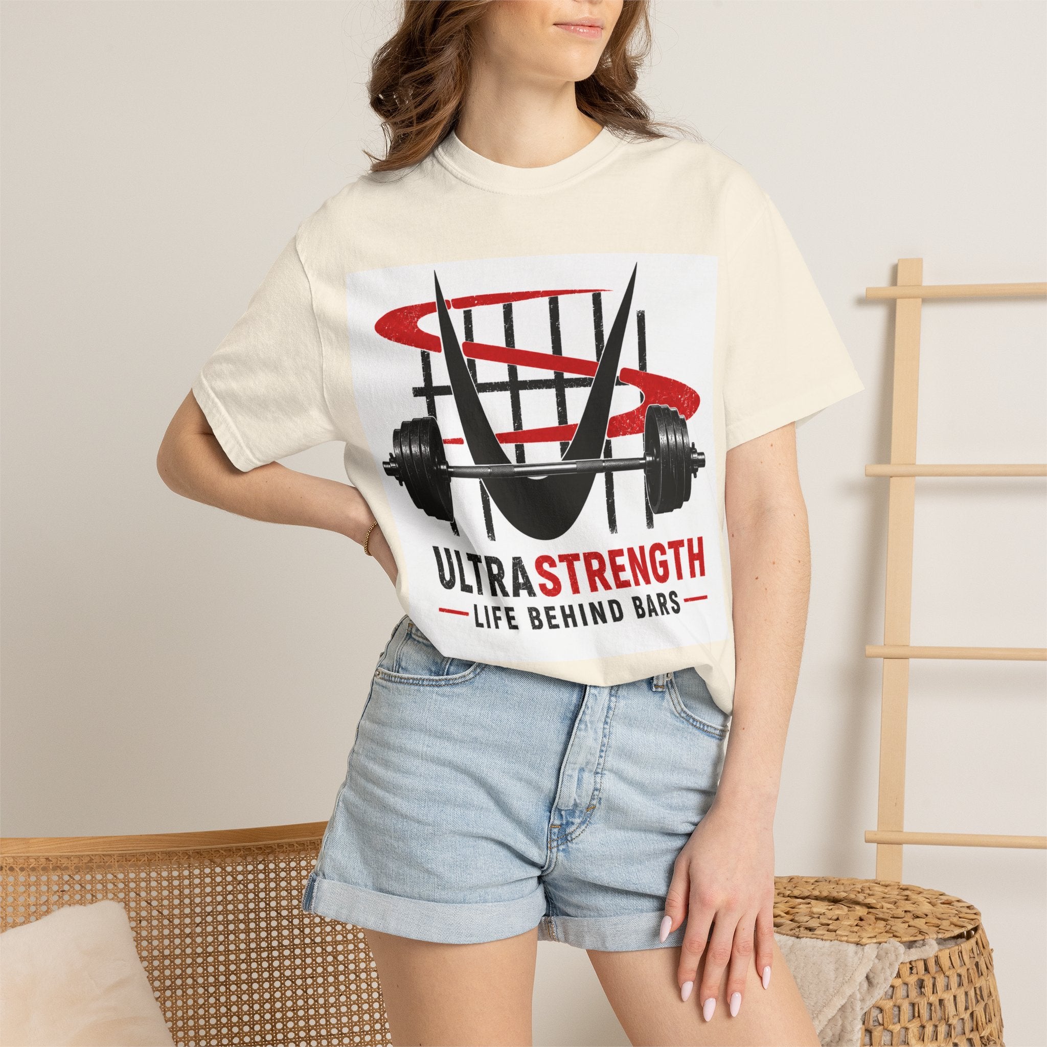 UltraStrength 'Life Behind Bars' Weightlifting T-Shirt