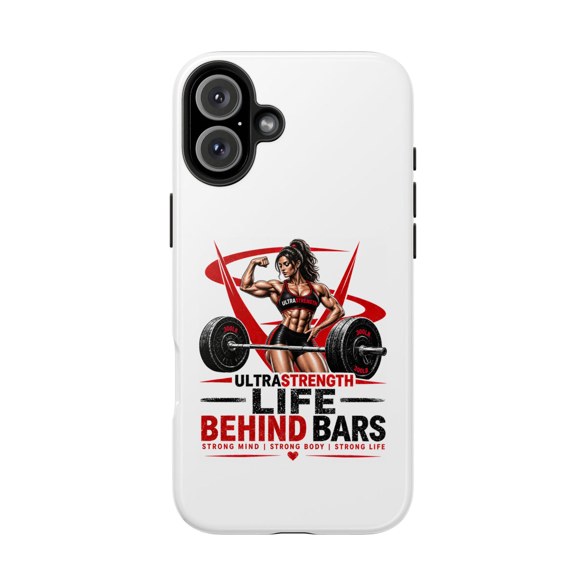 Phone Case — 'Life Behind Bars' Weightlifting Strength Gym Phone Cover